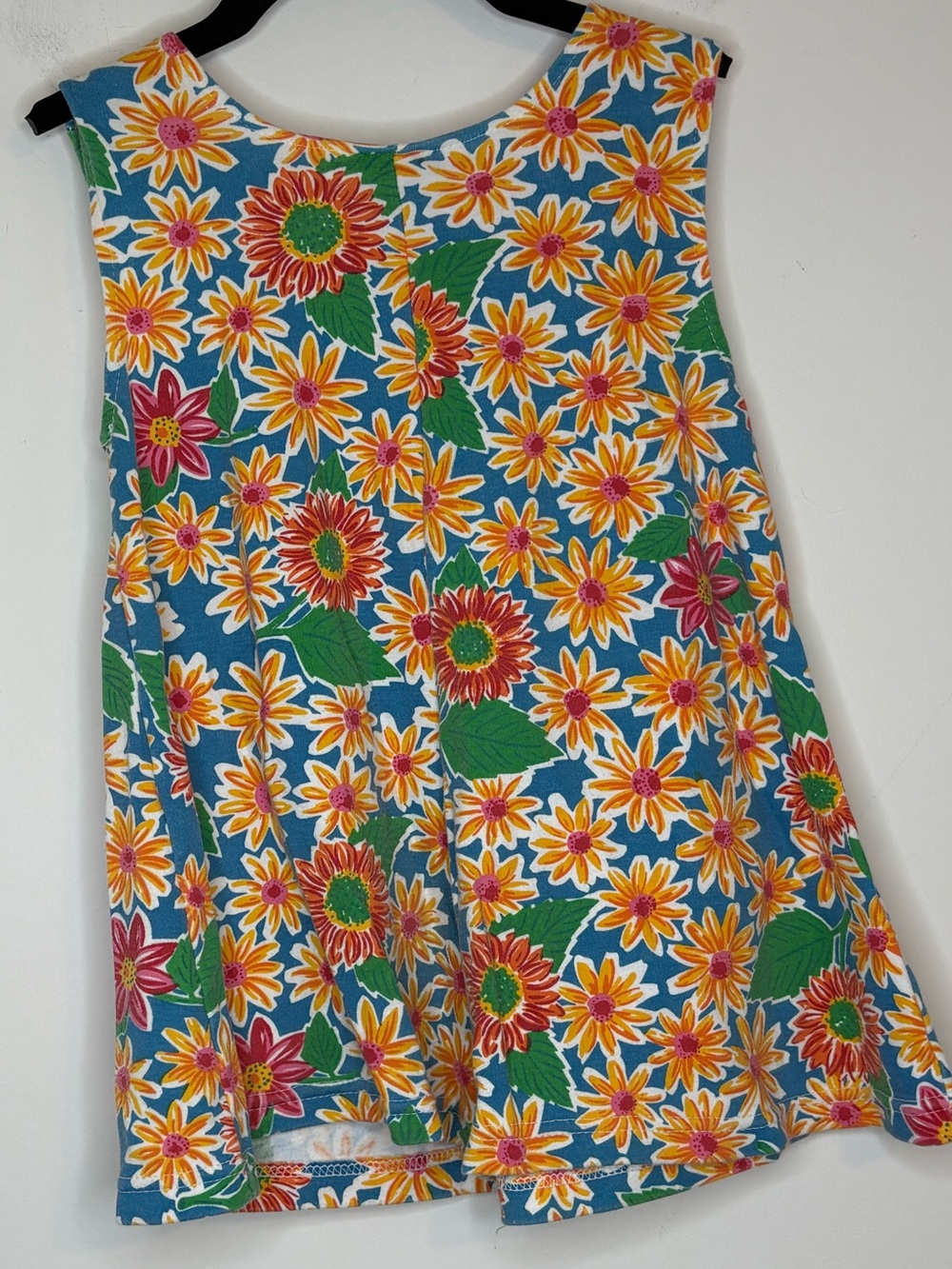 Vintage 90’s High Impact Floral and Gingham Button Front Romper Size Small - Picture 5 of 6